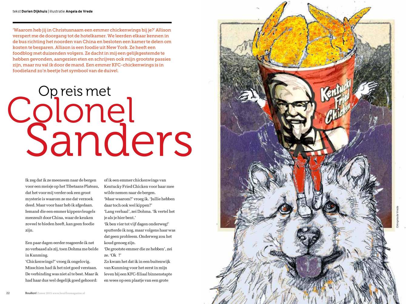 Op reis met Colonel Sanders Dorien Dijkhuis