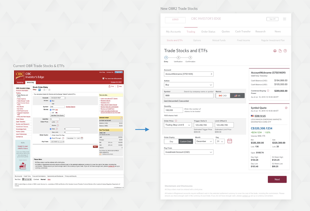 CIBC Investor's Edge projects - jingyu