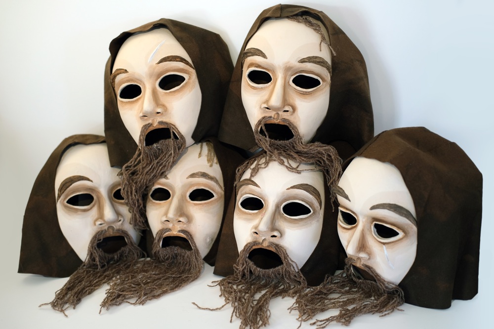 Greek Masks Sarah Lewis Theatre Designer and Maker