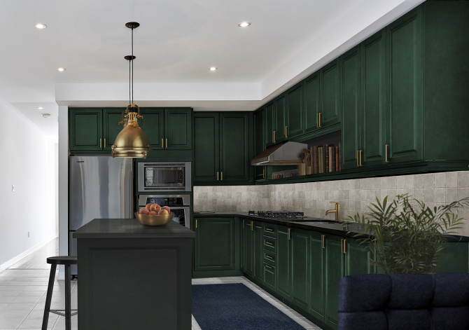 Emerald Kitchen Cab Architects