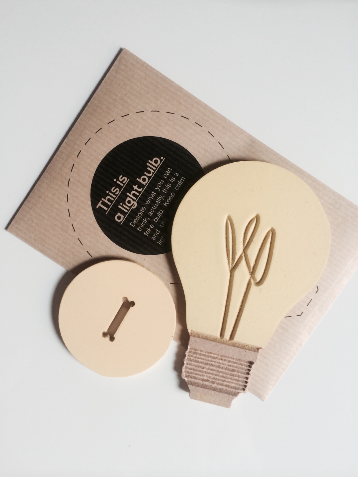 The fake light bulb Designed by Iratxe