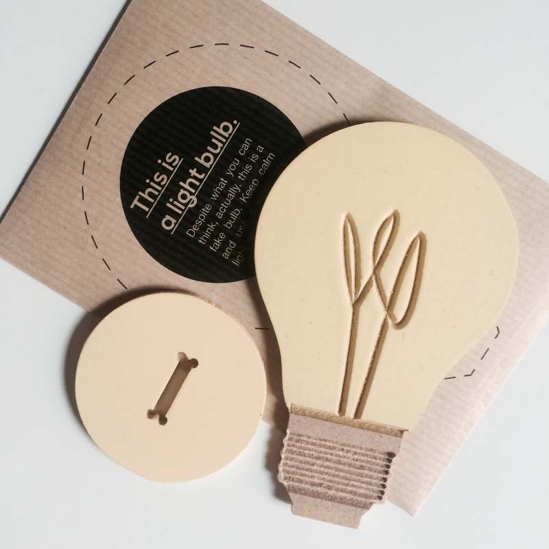 The fake light bulb Designed by Iratxe