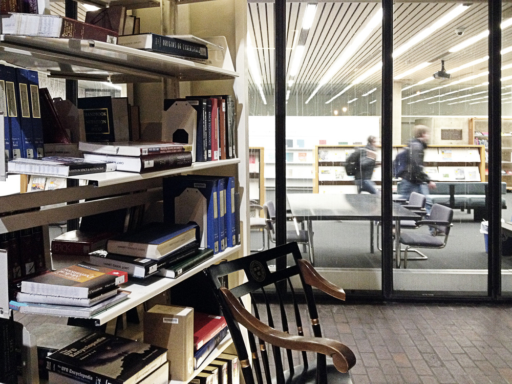 Reference Section In Library Reference Section Of