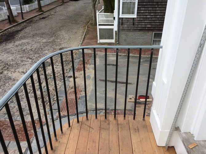 Historic Railing - Handwrought Tools. Aaron Beck, Blacksmith