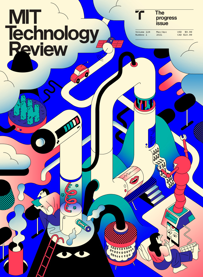 MIT tech review I Cover - Simon Landrein