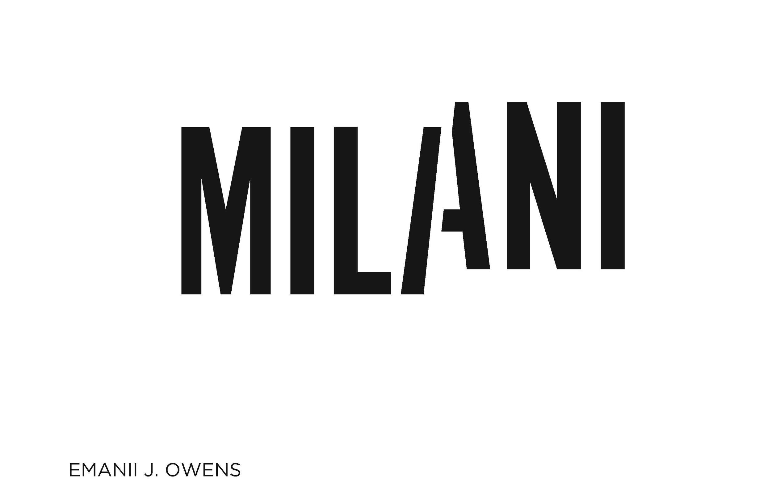 Milani Brand Guidelines EMANII J. OWENS