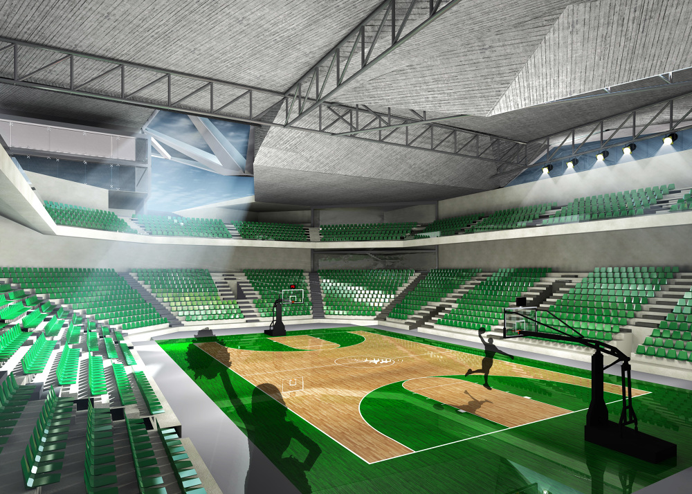 Basketball Stadium, Beirut, Lebanon walid dagher architect