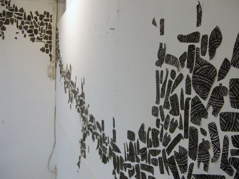 Wrapped: Drawings on paper (2007-ongoing) - Salvage Project