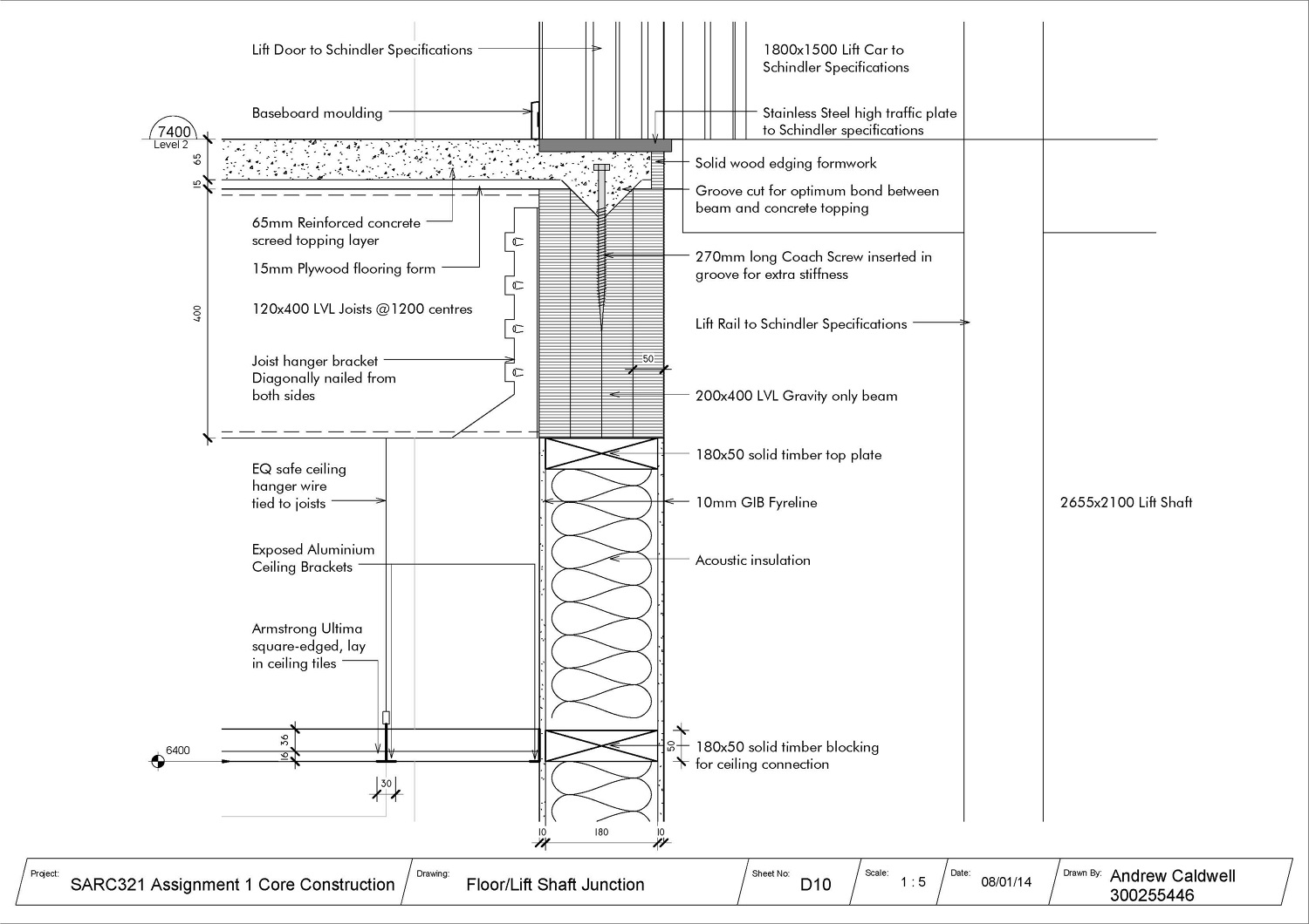 Building Core Design and Construction Drawings - Andrew Caldwell ...