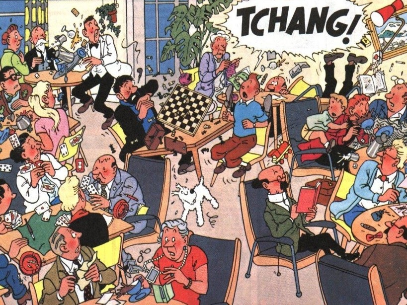 HERGÉ • Tintin au Tibet • Autographe • 1960