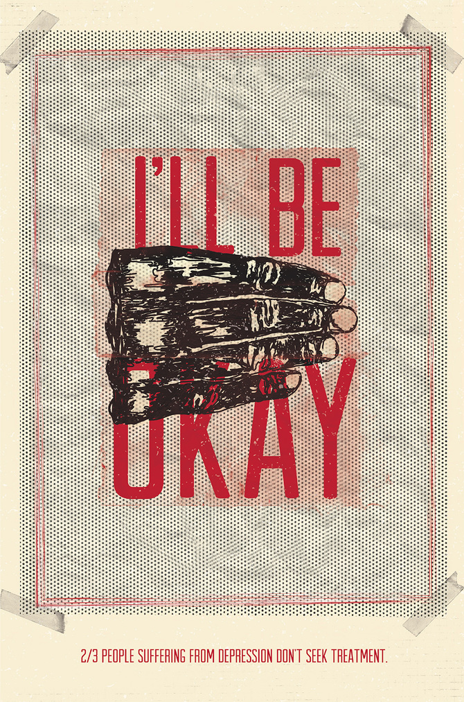 Depression Awareness Posters - Elena Chudoba