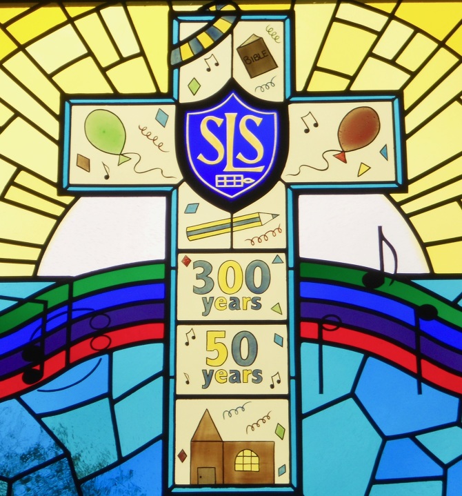 Stained glass for schools Off the Wall