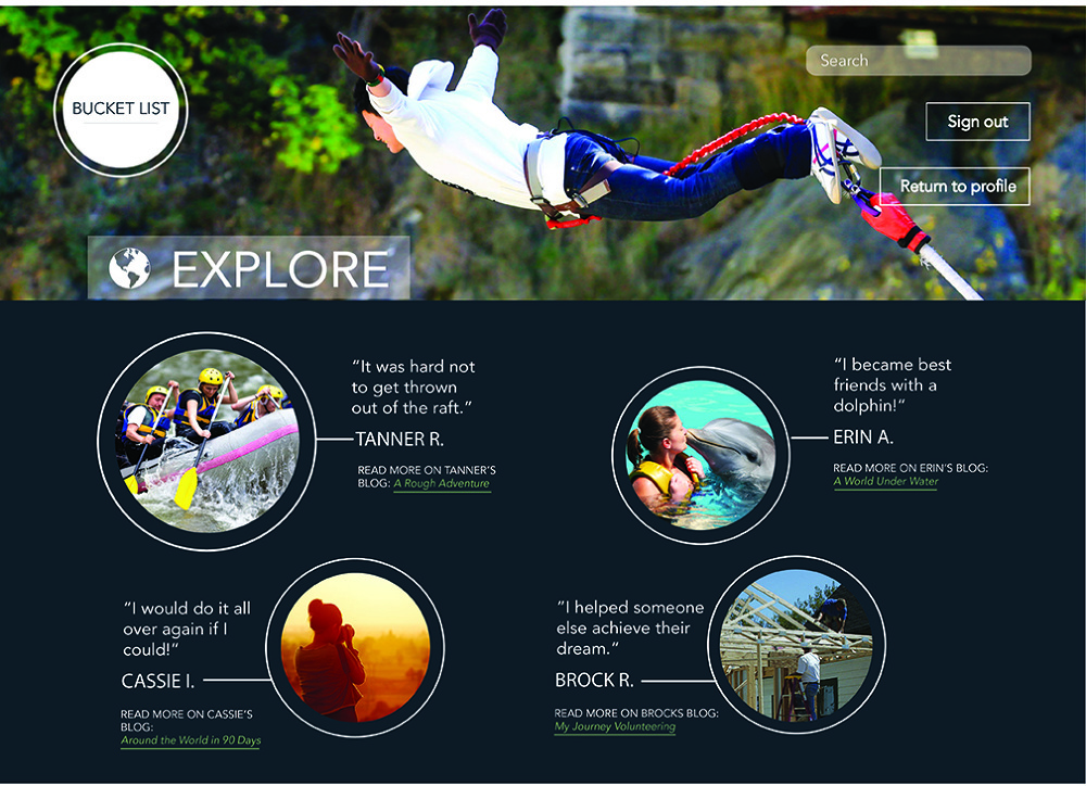 Bucket List Website Bucket List Website Design - Maggie Heck