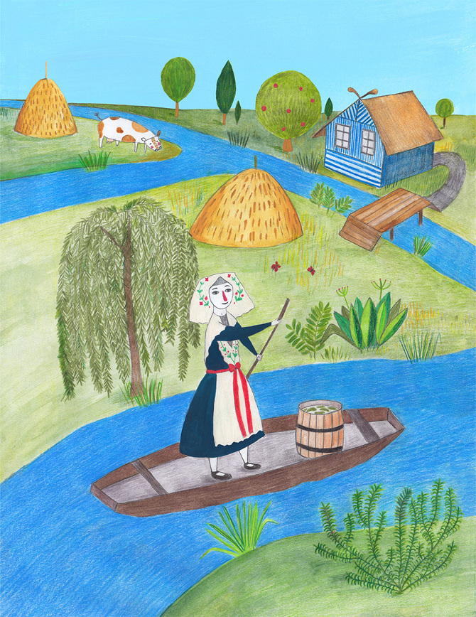 Newspaper Supplement Cover Illustration Irina Mmur