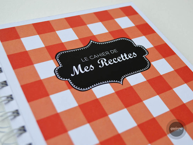 · Cahier de recettes - Quiero Créations