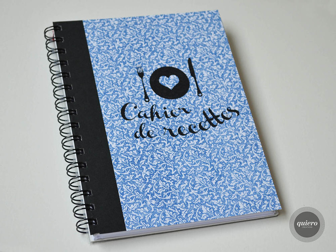 · Cahier de recettes - Quiero Créations