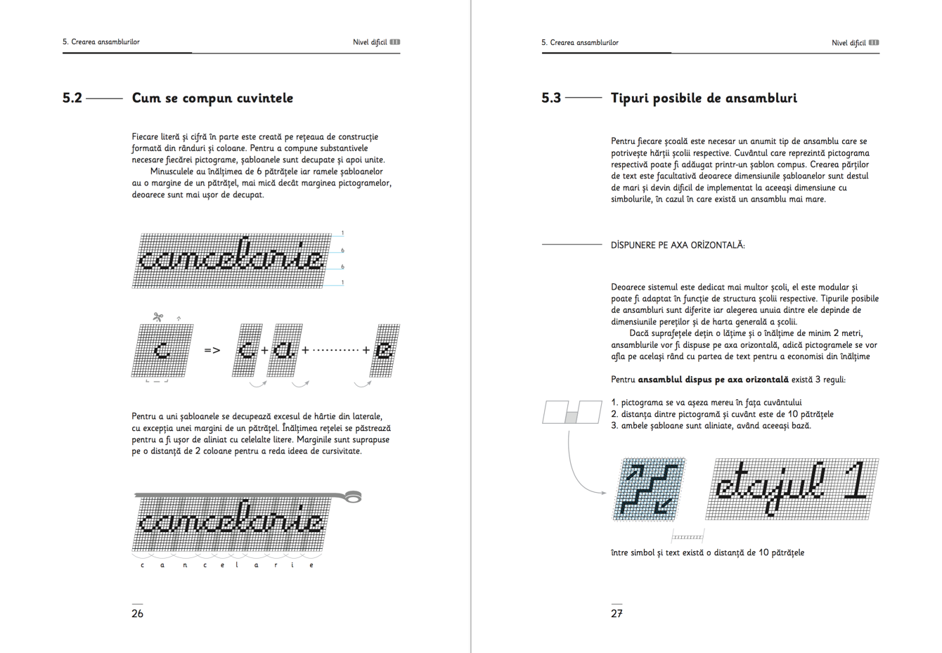 Diy Stencil Wayfinding System Cristiana Costin Portfolio
