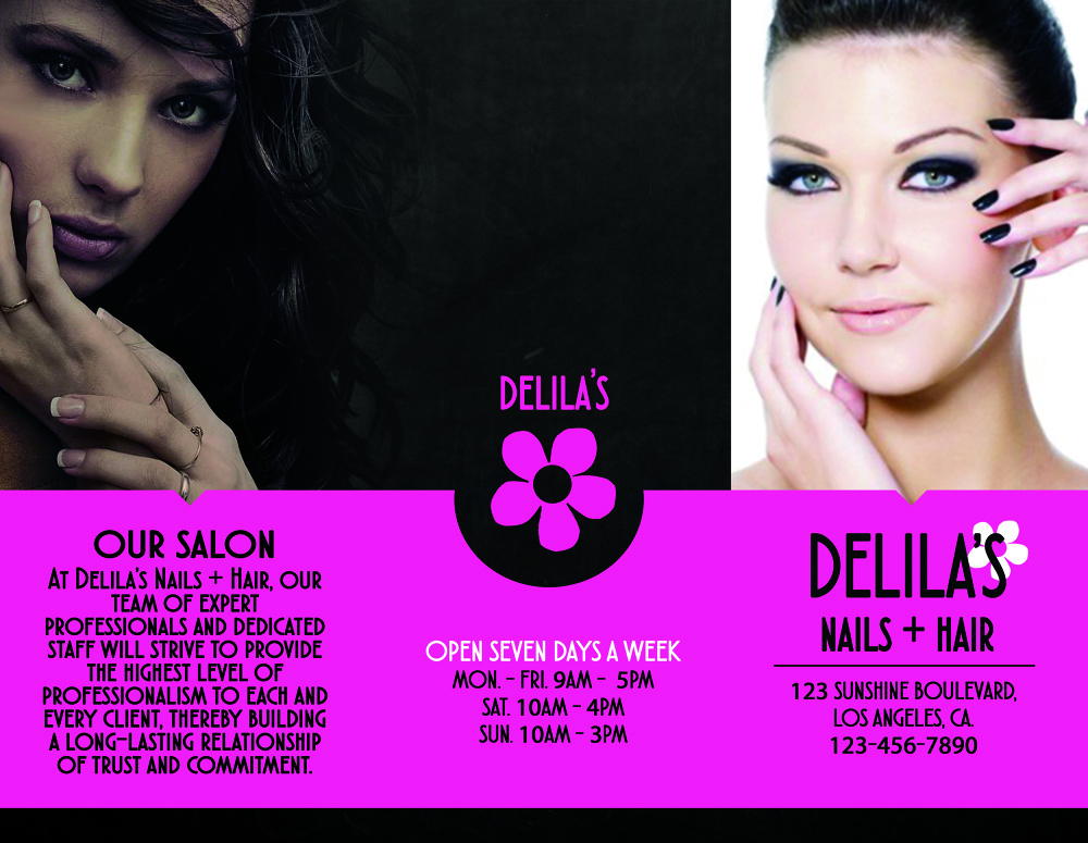 Nail/Hair Salon Marketing Materials laura.nagel