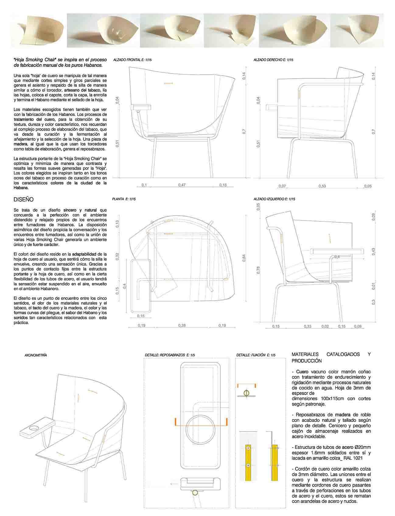 HOJA SMOKING CHAIR - fic arquitectos