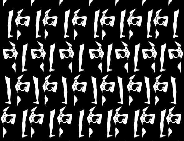 CONTORTIONISTS PATTERN - Silvia Montanari