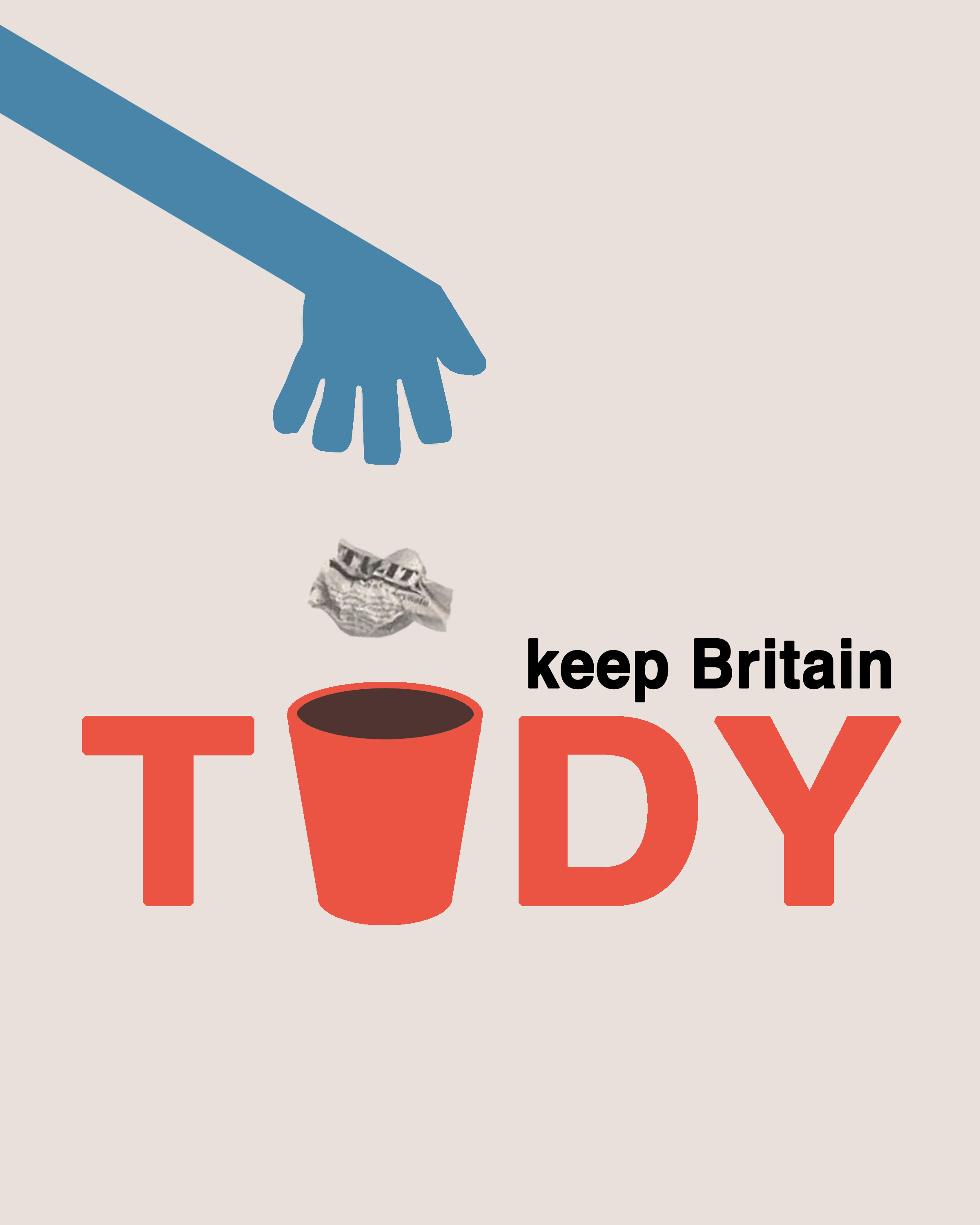 Keep Britain Tidy Print Christian Whiting
