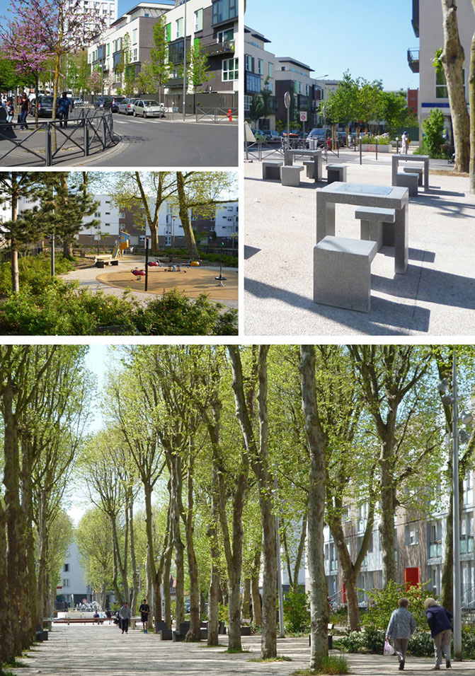 ZAC DES CARREAUX VILLIERS LE BEL (95) Dominique DECOURT PAYSAGE URBAIN ZAC DES CARREAUX VILLIERS LE BEL (95) Dominique DECOURT PAYSAGE URBAIN