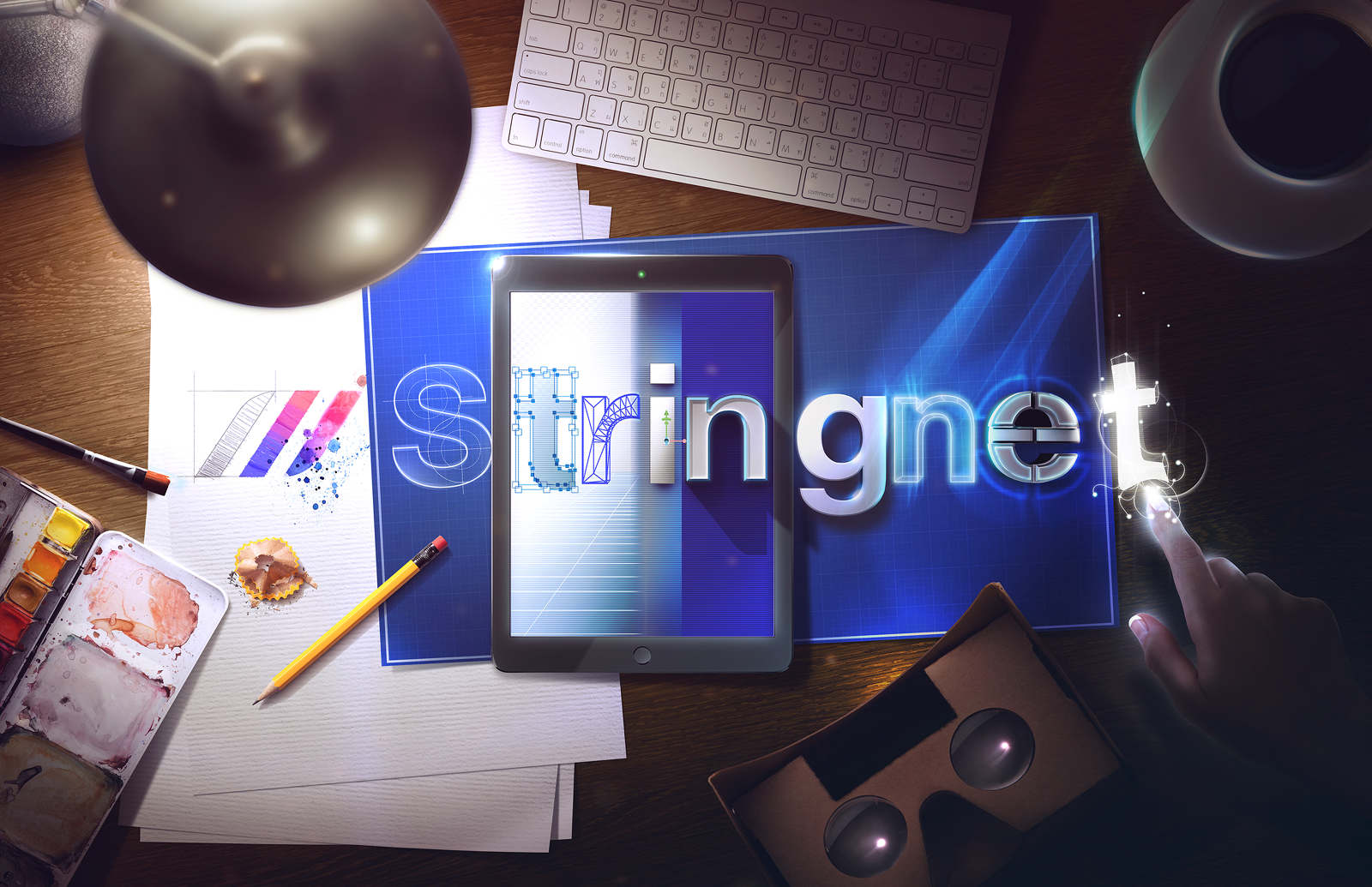 PRINT DESIGN. Stringnet. - Dodoconyoyo. Visual development studio.