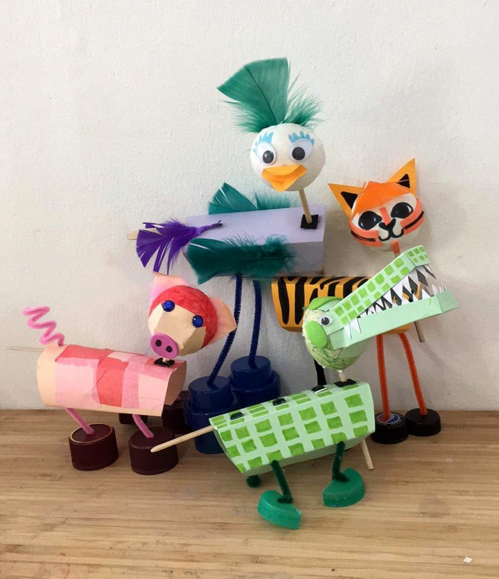 Animal puppets (Making activity) Click for more info Ella Mackay