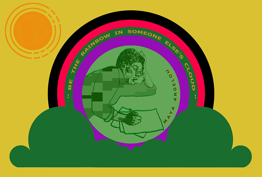 MAYA ANGELOU - nrlowe design