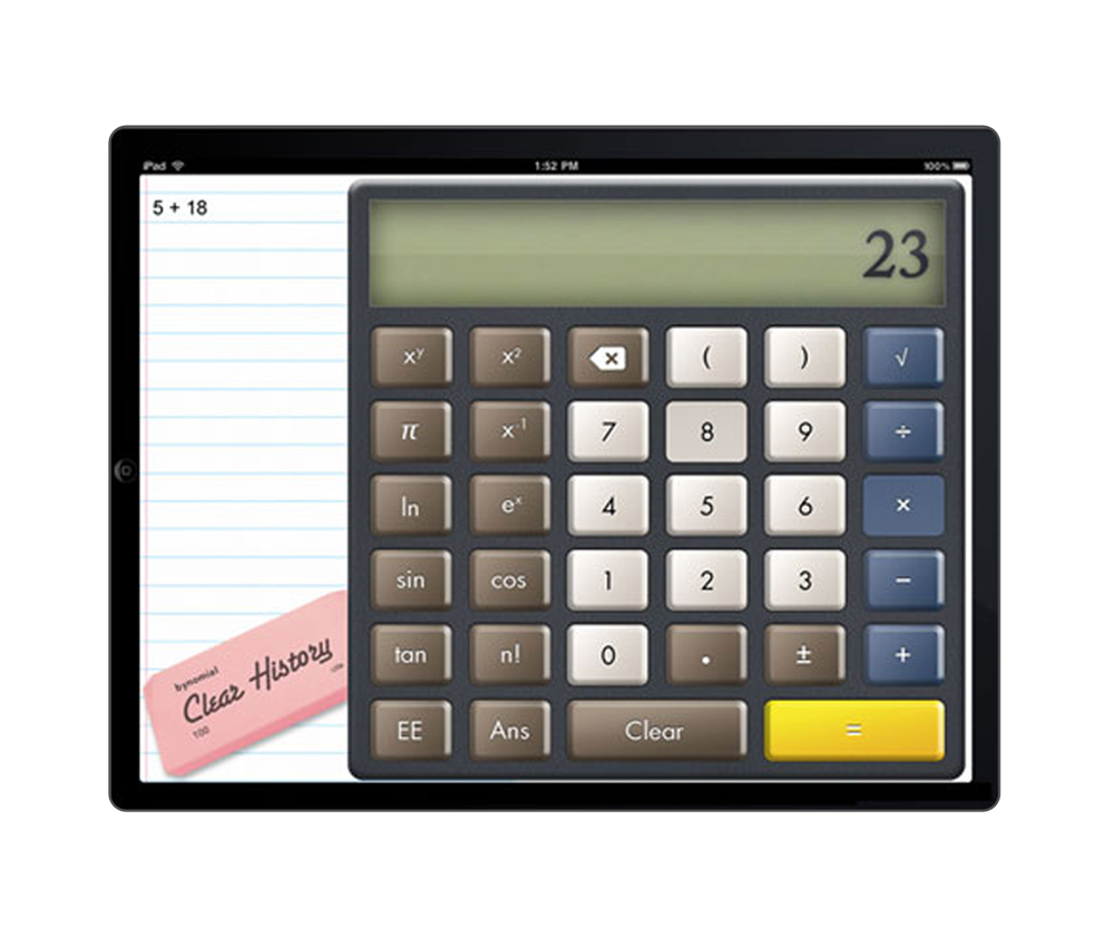 iPad Calculator App Jennifer Nakamura