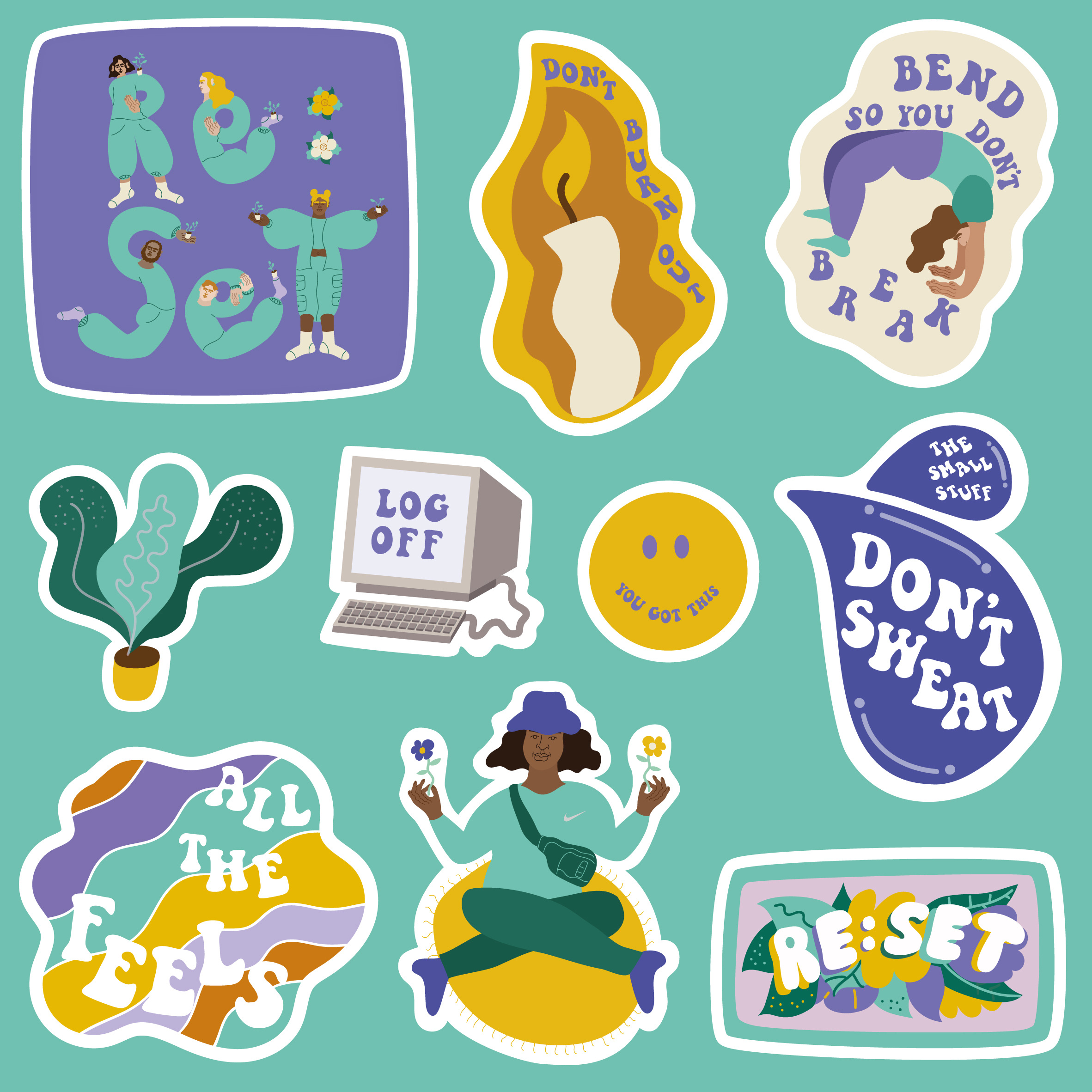 Nike x Asos stickers - erin aniker