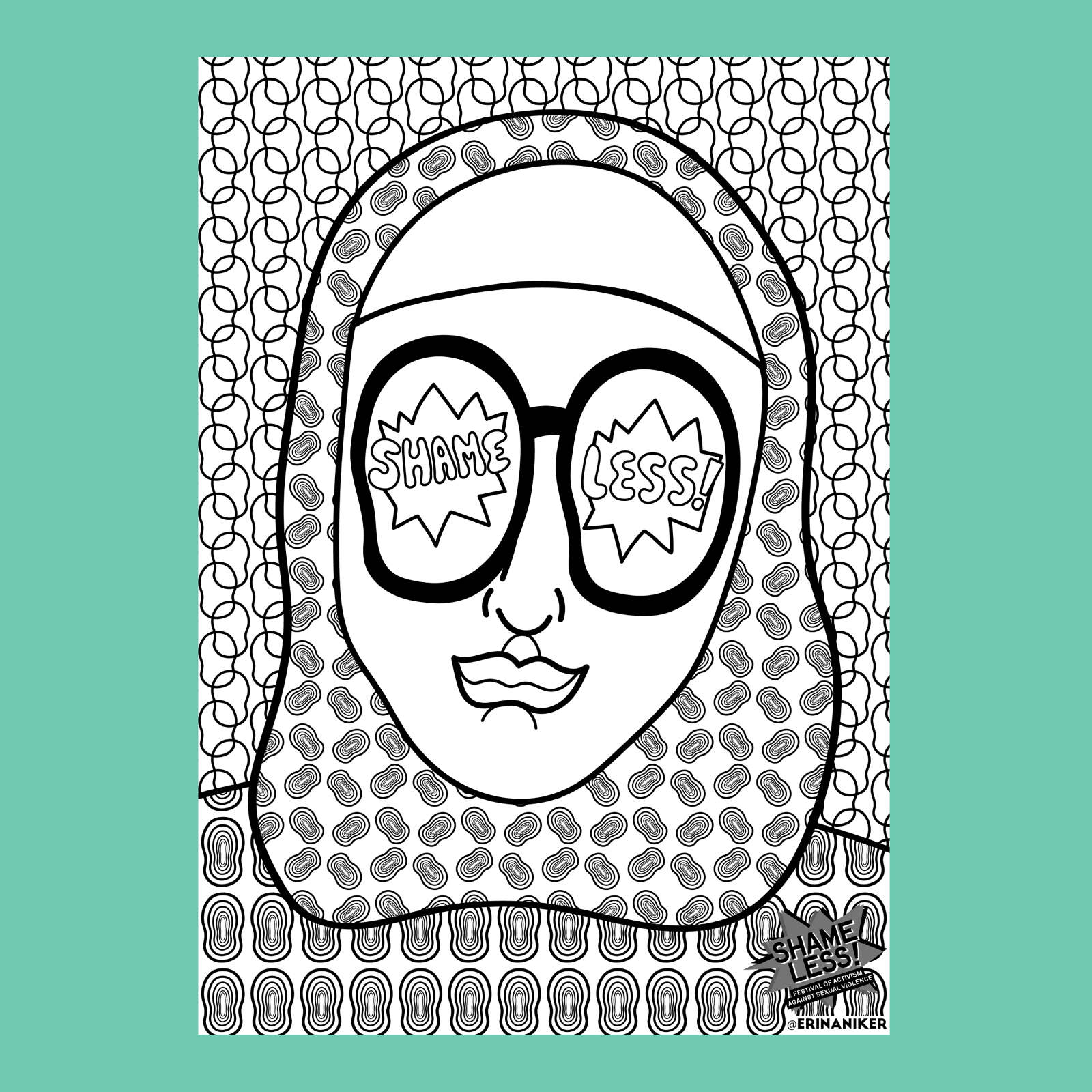 Shameless Colouring In Sheets - erin aniker