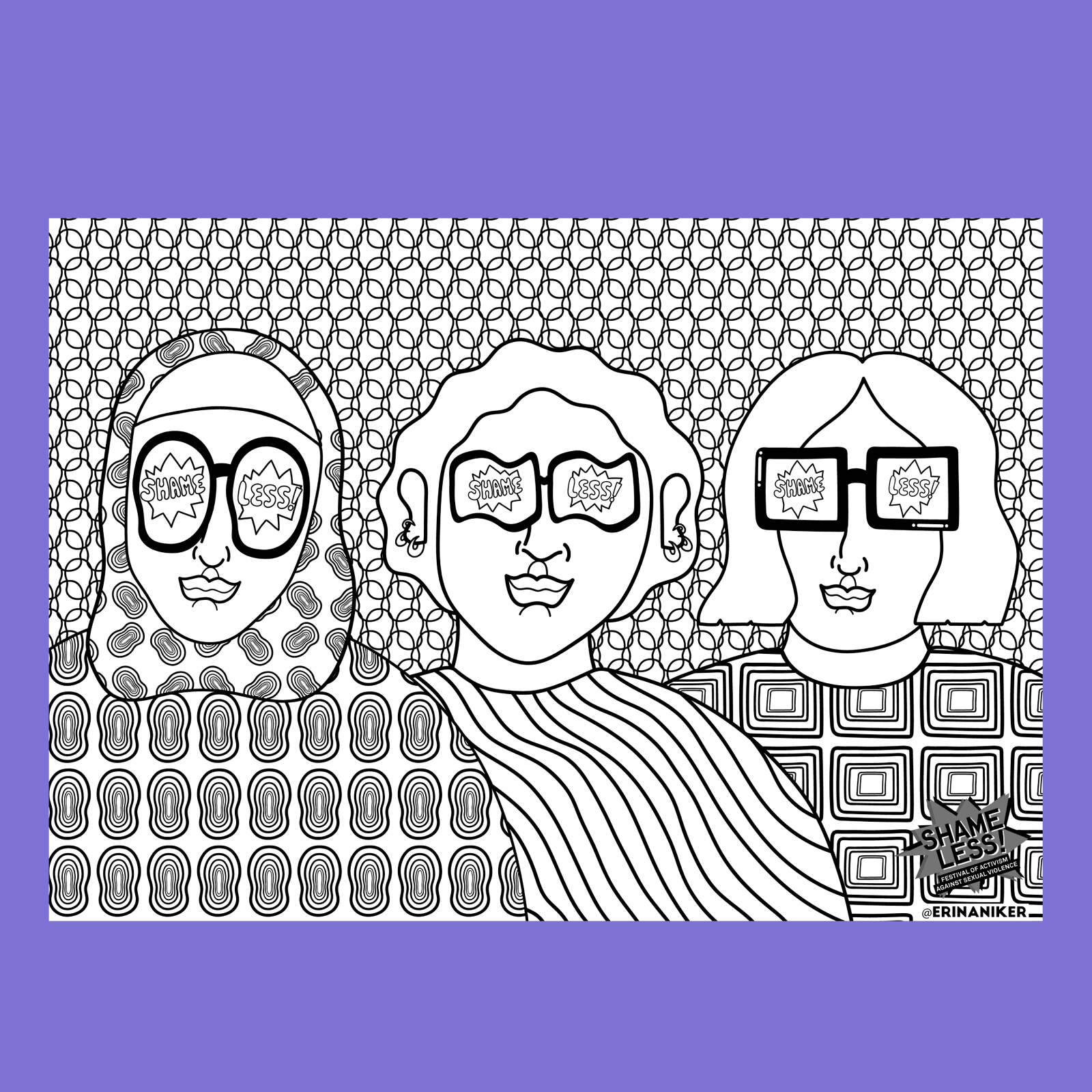 Shameless Colouring In Sheets - erin aniker