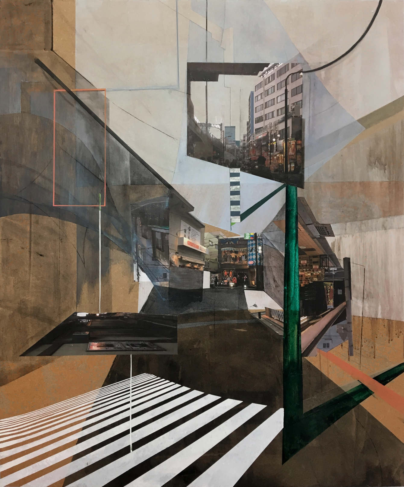 Urban Landscape painting Gail SeresWoolfson Fine Art