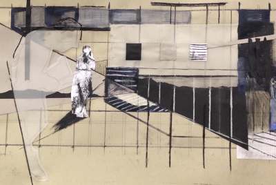 Narrative drawing Gail Seres Woolfson Fine Art