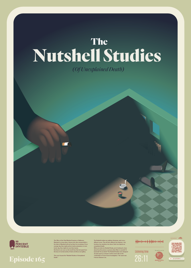 The nutshell studies - 99 Percent Invisible Posters