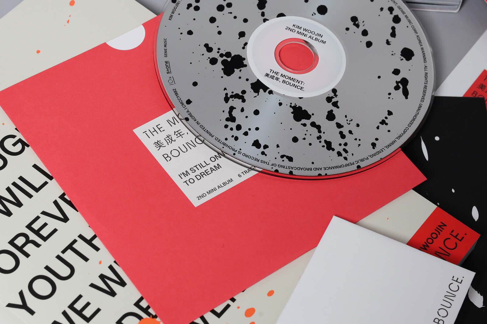 ALBUM DESIGN] The moment : 美成年, Bounce.' by KIM WOOJIN