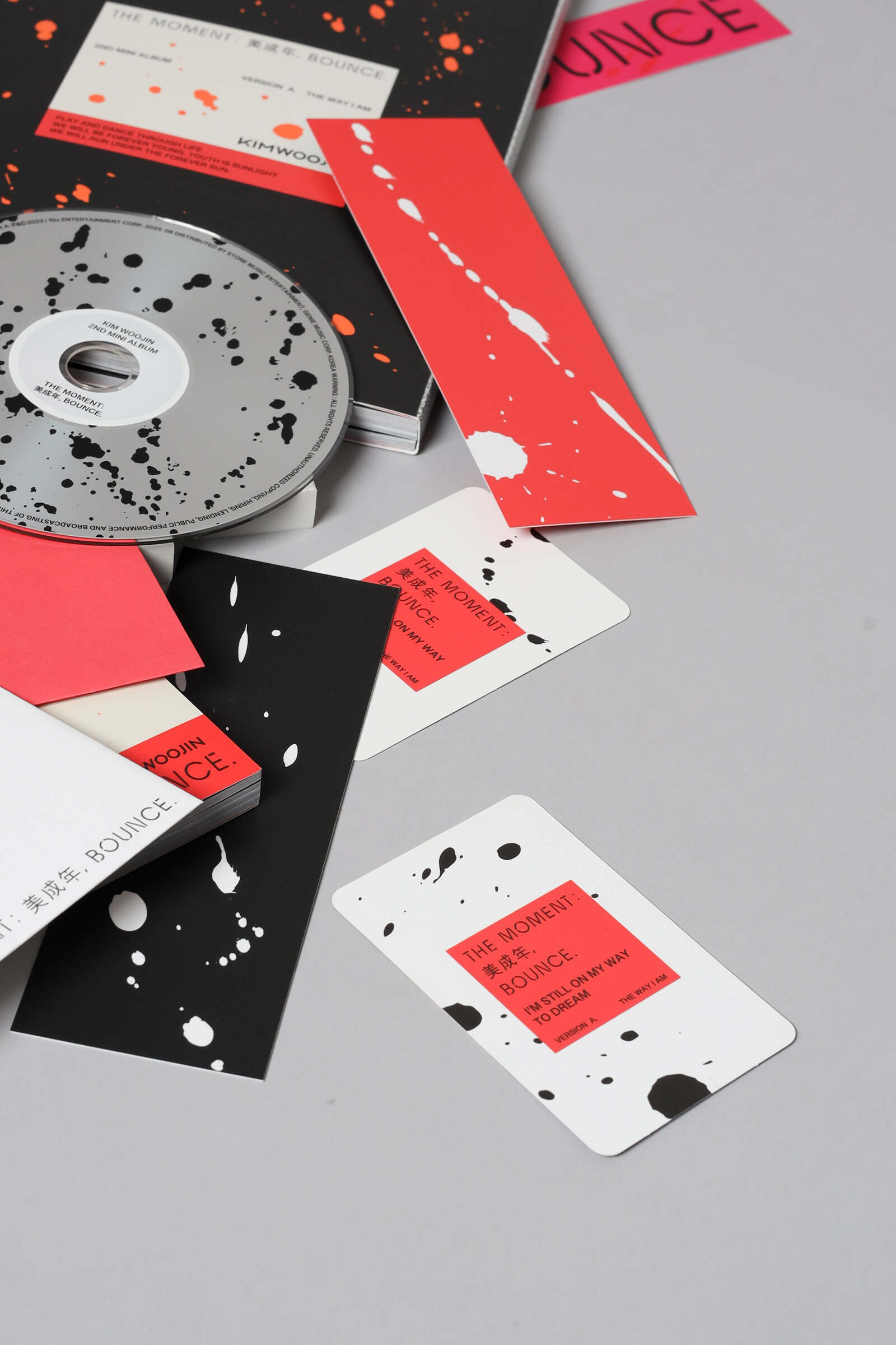 ALBUM DESIGN] The moment : 美成年, Bounce.' by KIM WOOJIN