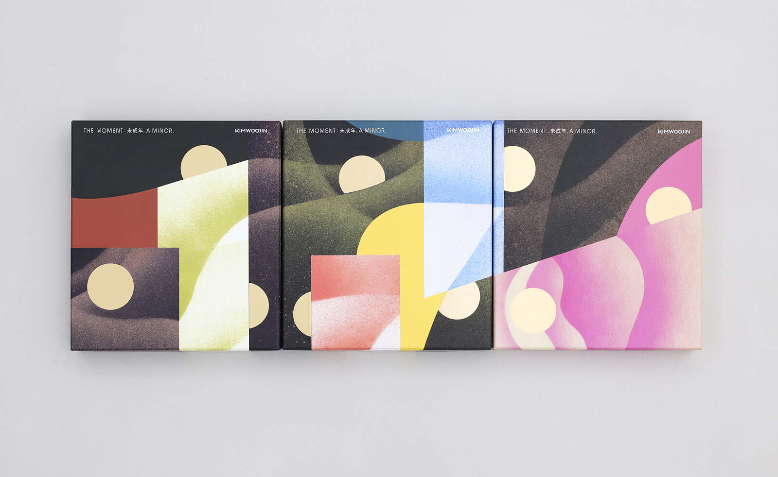 ALBUM DESIGN] The moment : 未成年, a minor. by KIM WOOJIN - sparks