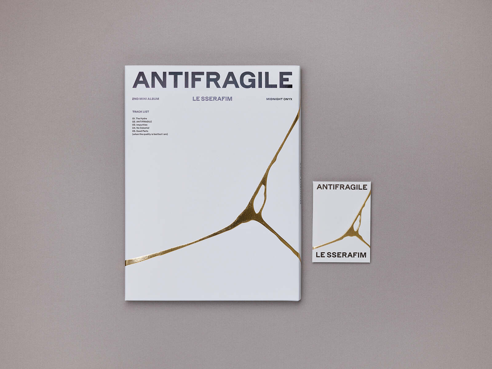 [ALBUM DESIGN] ANTI FRAGILE by LE SSERAFIM - sparks edition