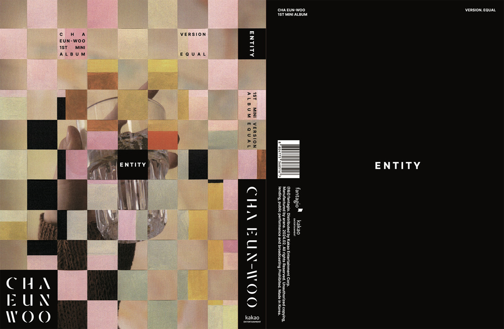 [ALBUM DESIGN] ENTITY by CHA EUN-WOO - sparks edition