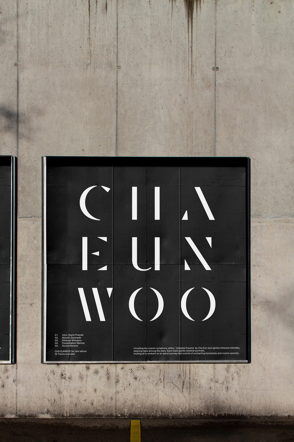 [ALBUM DESIGN] ENTITY by CHA EUN-WOO - sparks edition