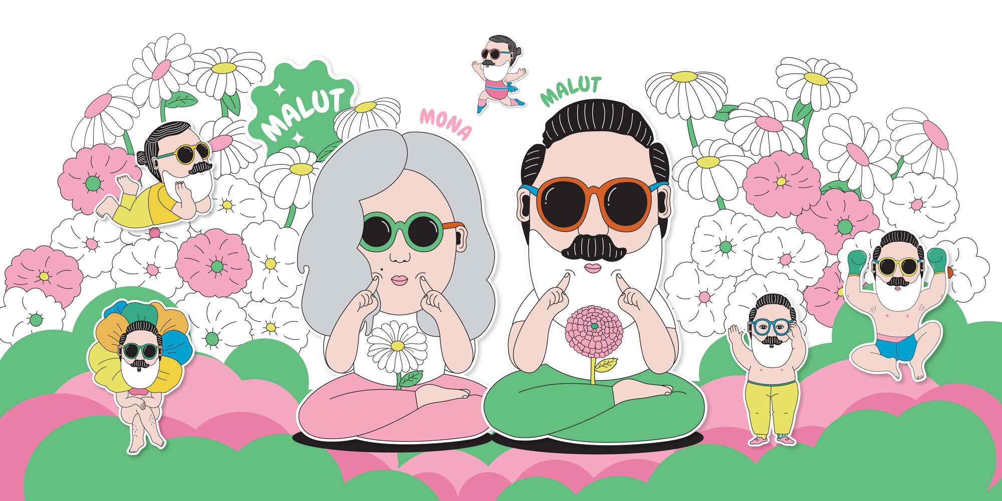 MALTESE X YOHO 夏日心友會】 韓國人氣療癒系插畫線條小狗首次登陸香港- BP大平台, image size:2000x1000