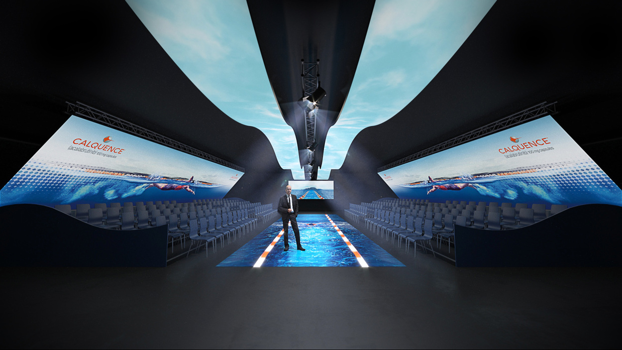 Astra Zeneca Conference Stage - 3D Design, 3D Visuals - Henry Gray