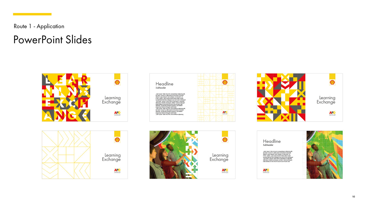 Shell Learning And Development Shell Learning Exchange Brand Book - Graphic Design - Henry Gray
