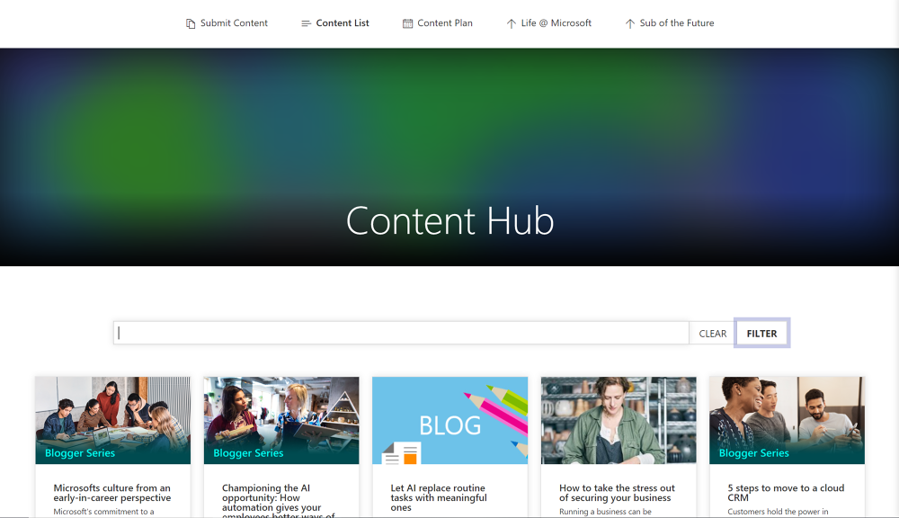 Microsoft Content Hub - Soneil Gonez
