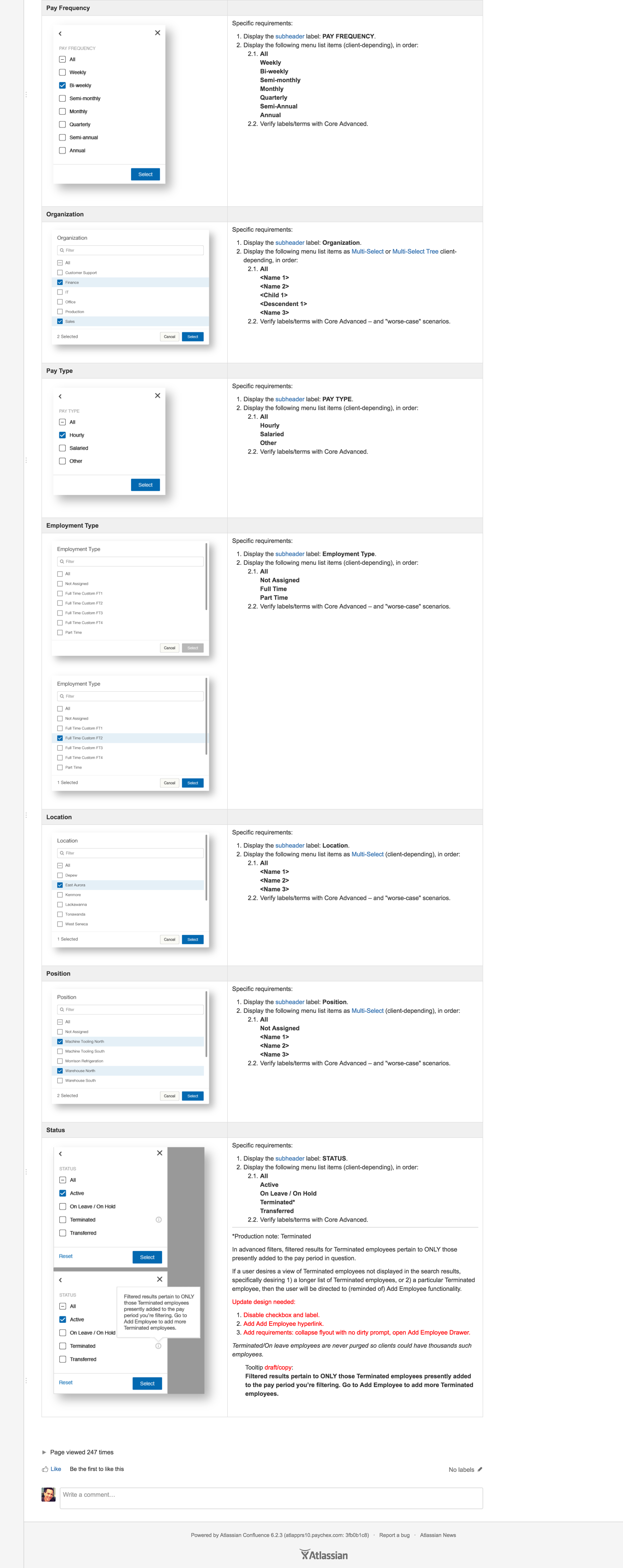 UX Requirements - Robert Kiesow Design