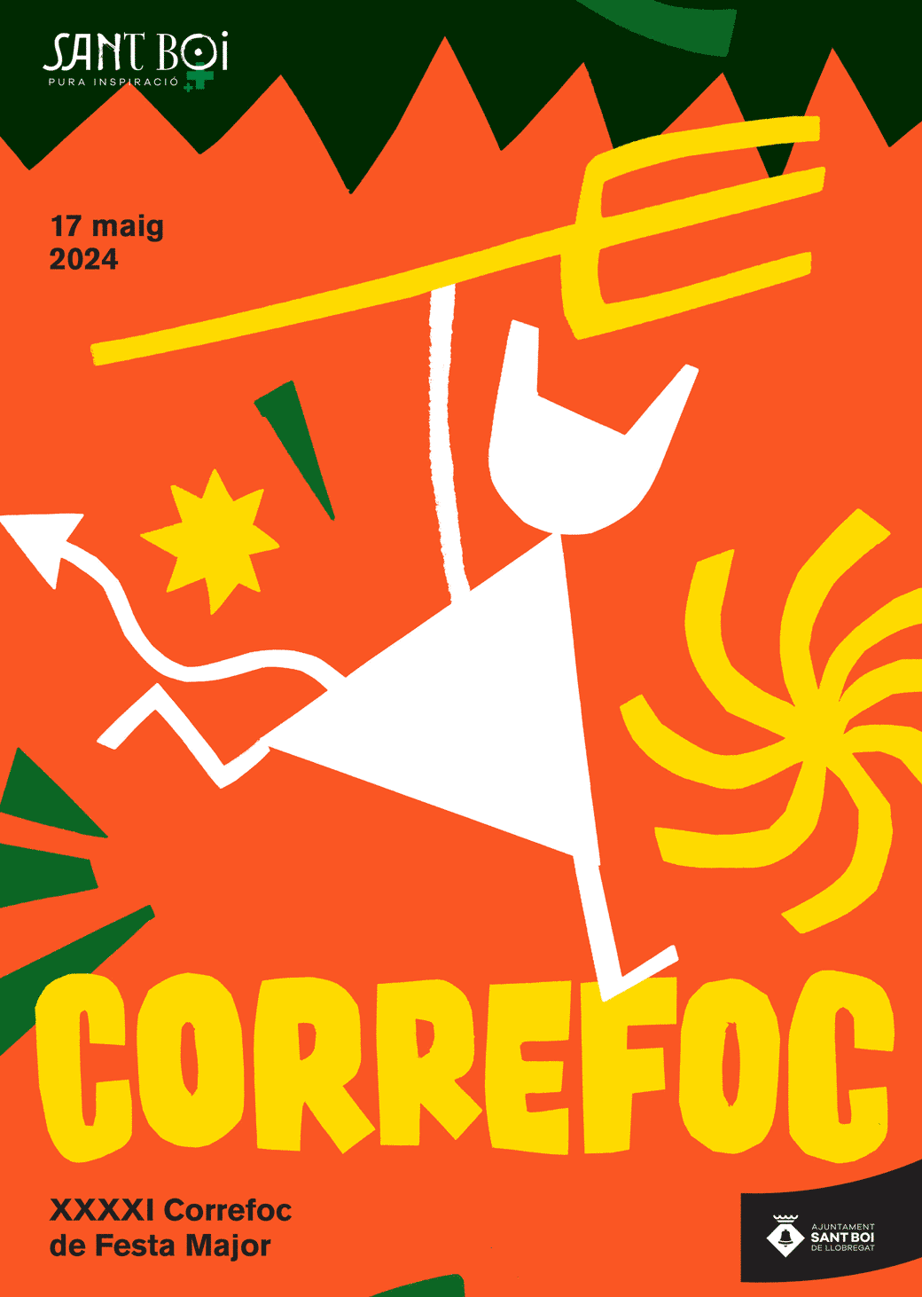 Correfoc – poster - Iván Bravo Studio | Illustration & Graphic Design