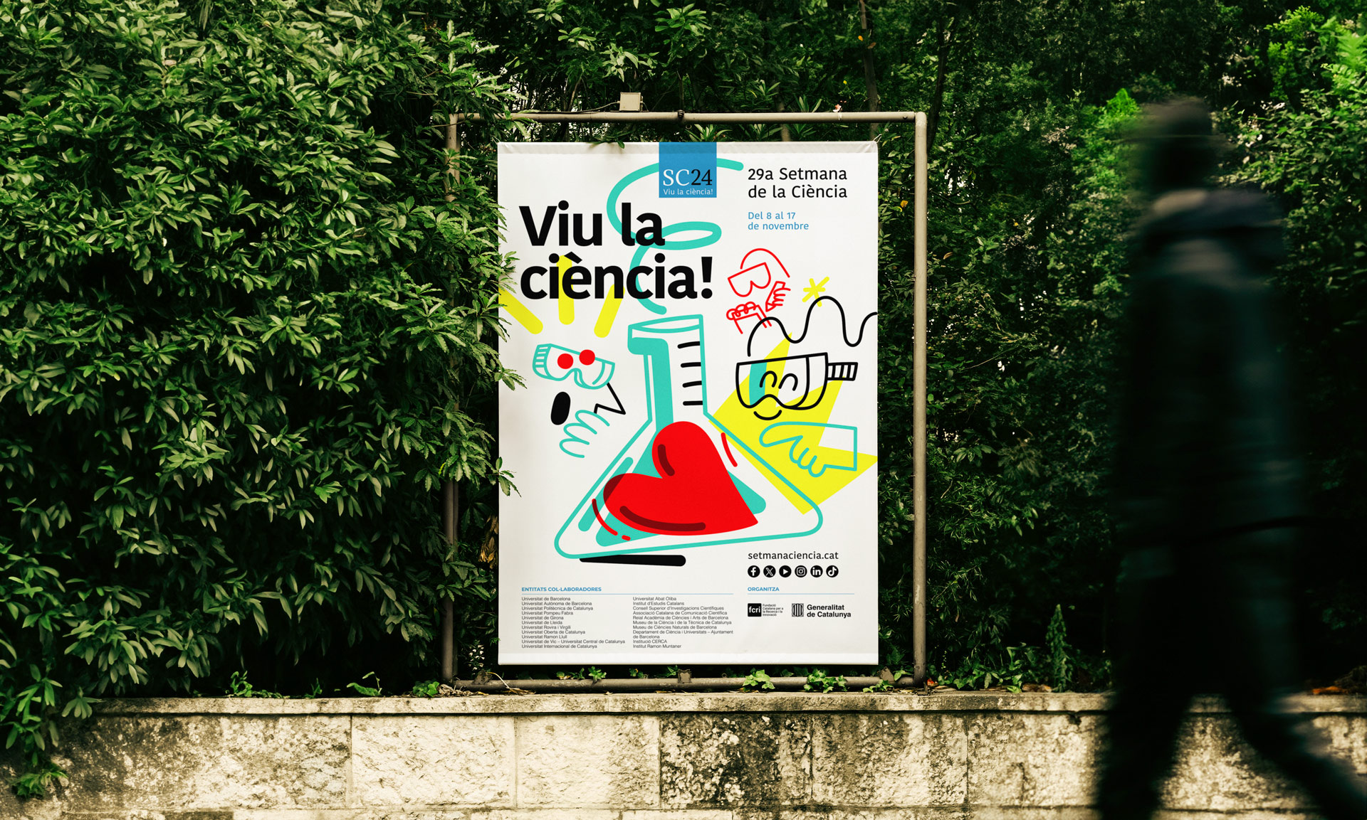 Science week poster - Iván Bravo Studio | Illustration & Graphic Design