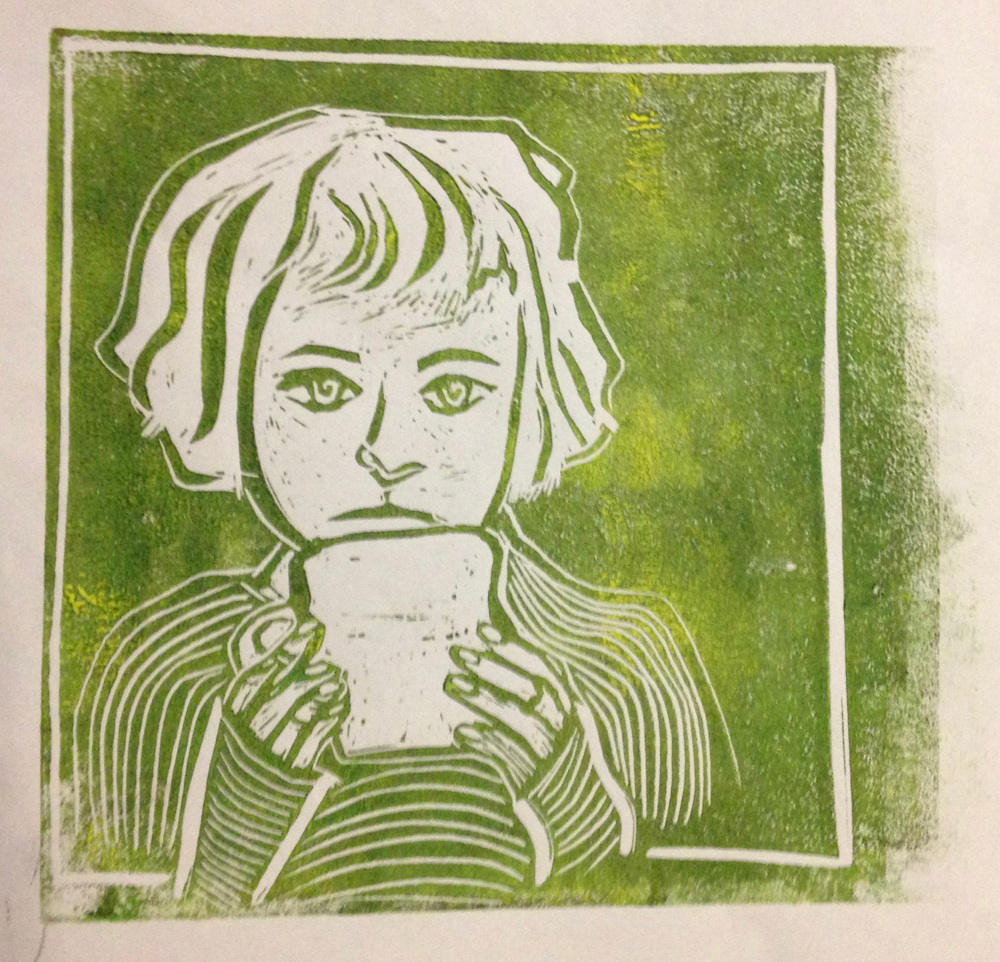 linoleum cuts Stella Sangster